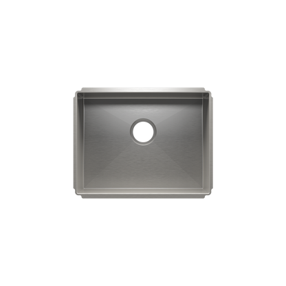 Julien Undermount J7 Single Bowl Kitchen Sink, 21"x16"x10"