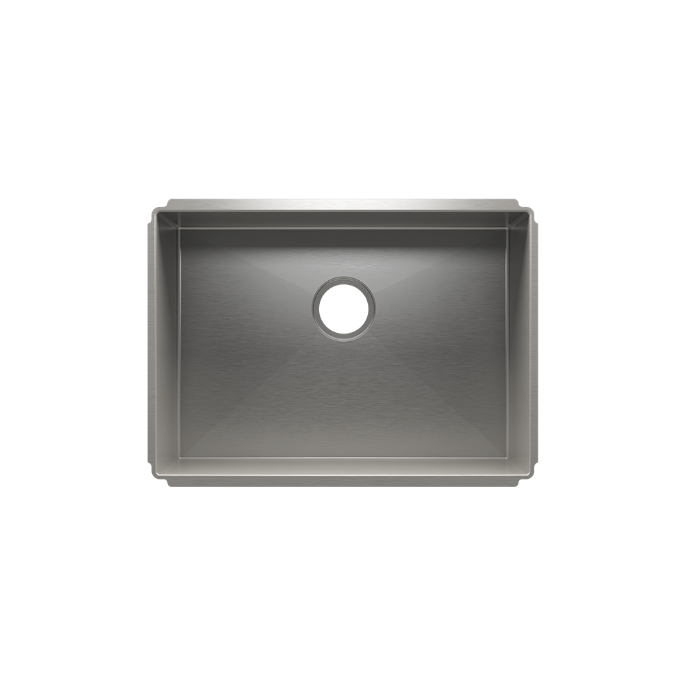 Julien Undermount J7 Single Bowl Kitchen Sink, 24"x17"x10"