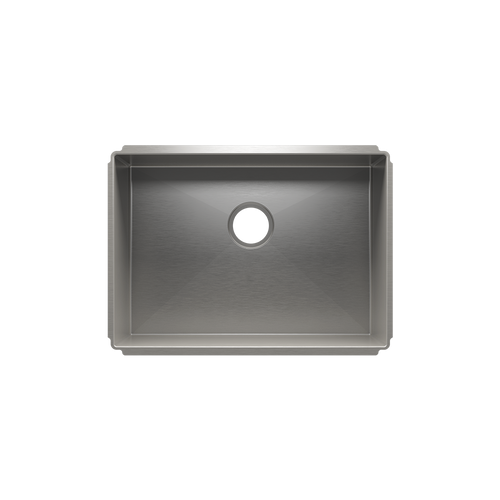 Julien Undermount J7 Single Bowl Kitchen Sink, 24"x17"x10"