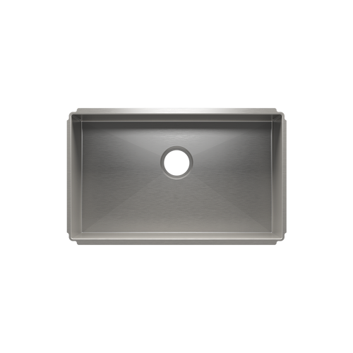 Julien Undermount J7 Single Bowl Kitchen Sink, 27"x16"x10"