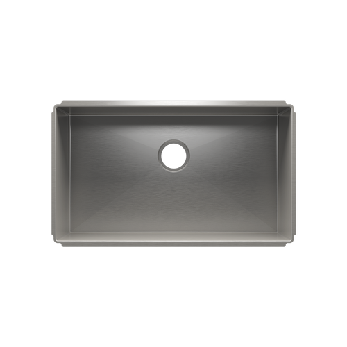 Julien Undermount J7 Single Bowl Kitchen Sink, 30"x17"x10"