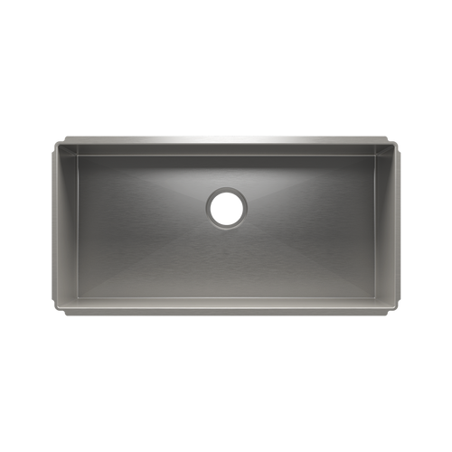 Julien Undermount J7 Single Bowl Kitchen Sink, 33"x16"x10"
