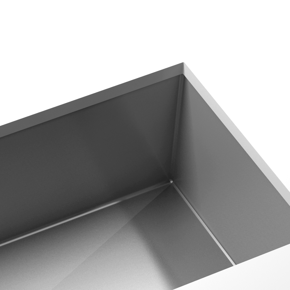 Julien Undermount J7 Single Bowl Kitchen Sink, 33"x16"x10"