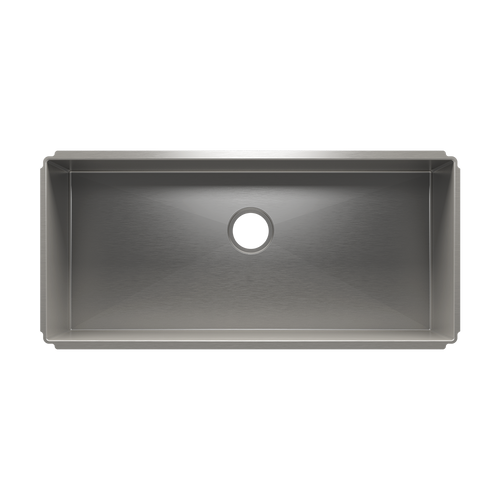 Julien Undermount J7 Single Bowl Kitchen Sink, 36"x16"x10"