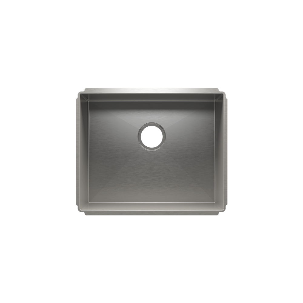 Julien Undermount J7 Single Bowl Kitchen Sink, 21"x17"x10"