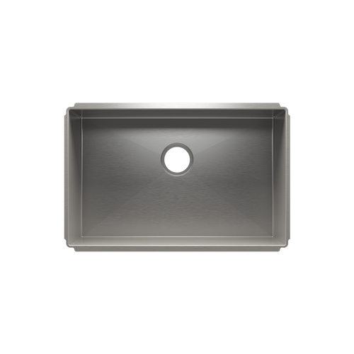 Julien Undermount J7 Single Bowl Kitchen Sink, 27"x17"x10"