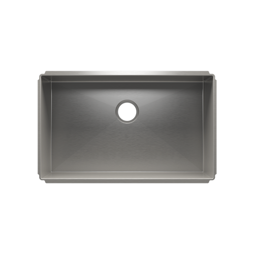 Julien Undermount J7 Single Bowl Kitchen Sink, 30"x18"x10"