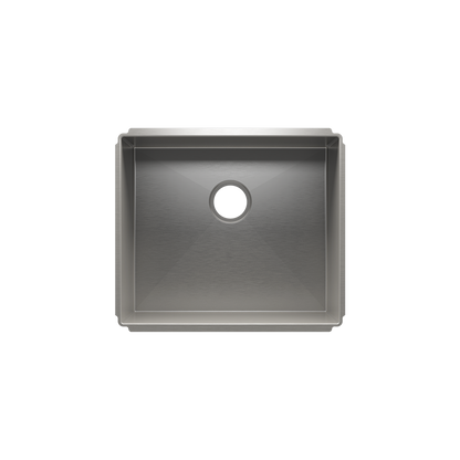 Julien Undermount J7 Single Bowl Kitchen Sink, 21"x18"x10"