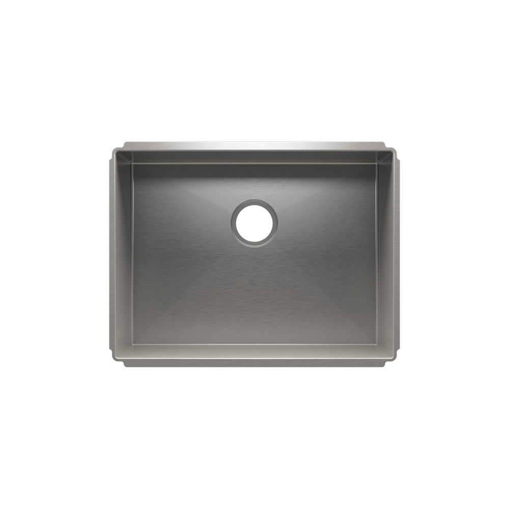Julien Undermount J7 Single Bowl Kitchen Sink, 24"x18"x10"