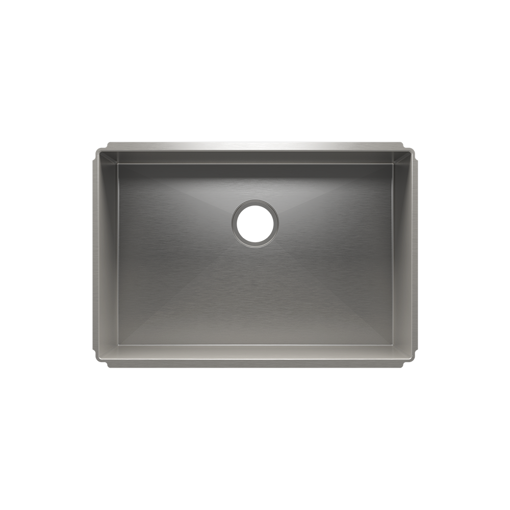 Julien Undermount J7 Single Bowl Kitchen Sink, 27"x18"x10"