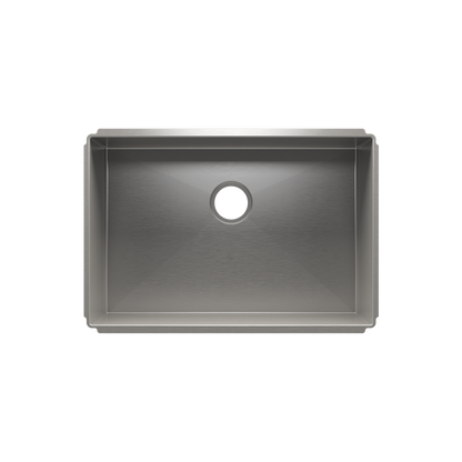 Julien Undermount J7 Single Bowl Kitchen Sink, 27"x18"x10"