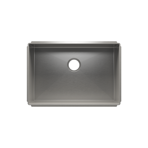 Julien Undermount J7 Single Bowl Kitchen Sink, 27"x18"x10"