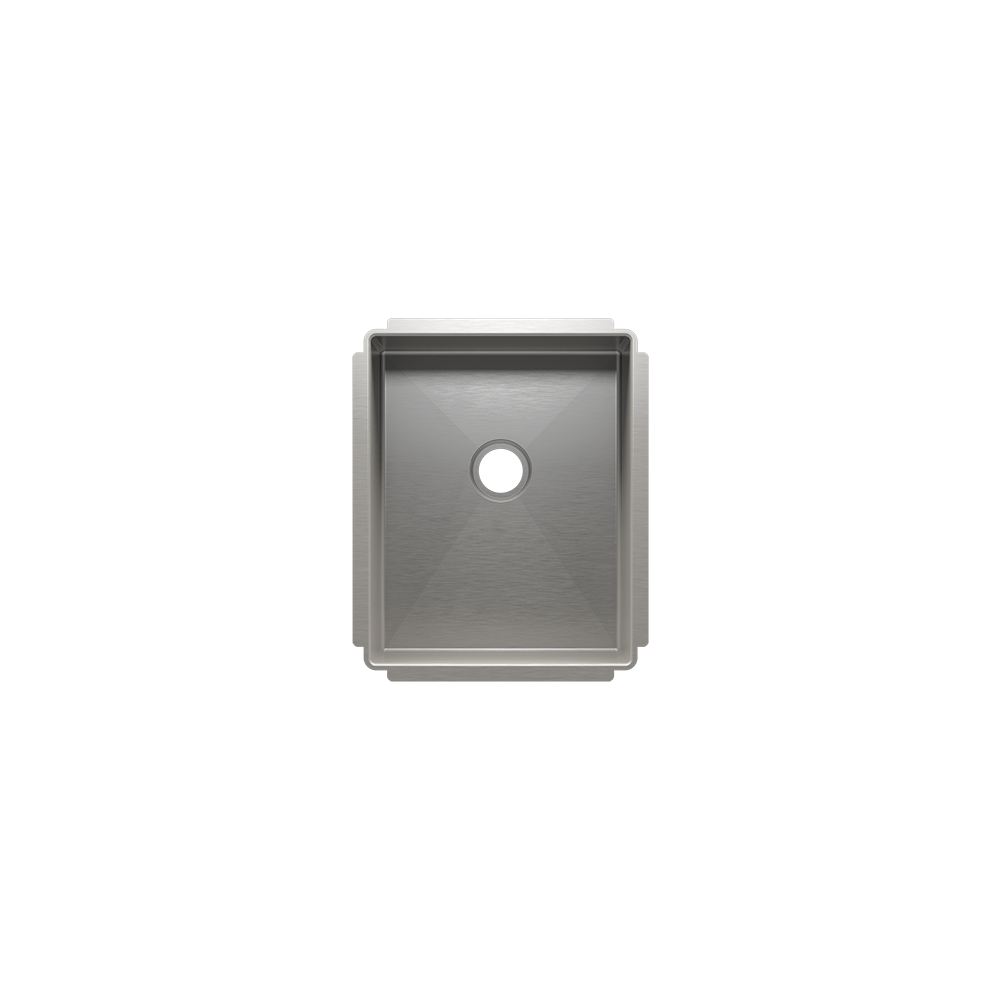 Julien Undermount J7 Single Bowl Bar Sink 2" drain, 12"x15"x7"