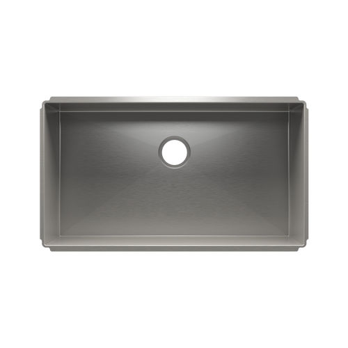 Julien Undermount J7 Single Bowl Kitchen Sink, 33"x18"x10"