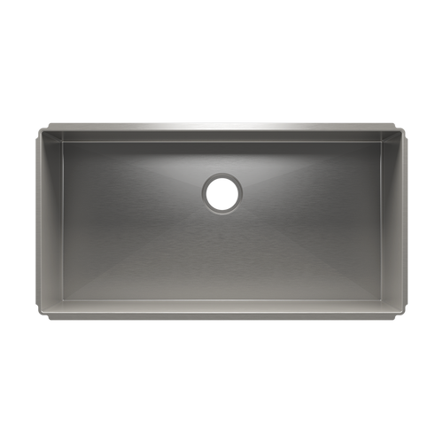 Julien Undermount J7 Single Bowl Kitchen Sink, 36"x18"x10"