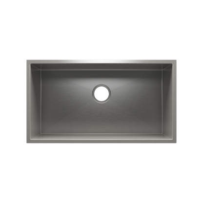 Julien Undermount J7 Single Bowl Utility Sink, 30"x16"x12"