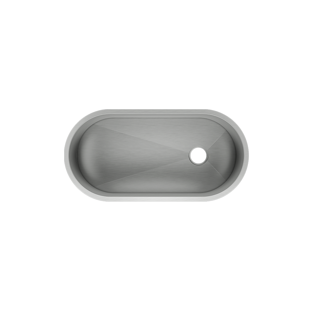 Julien Undermount Arcova Single Bowl Kitchen Sink, 36"x17"x10"