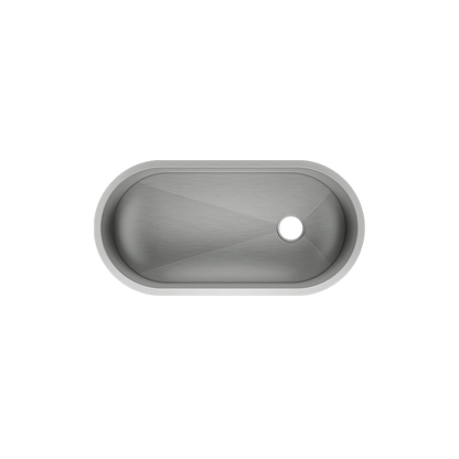 Julien Undermount Arcova Single Bowl Kitchen Sink, 36"x17"x10"