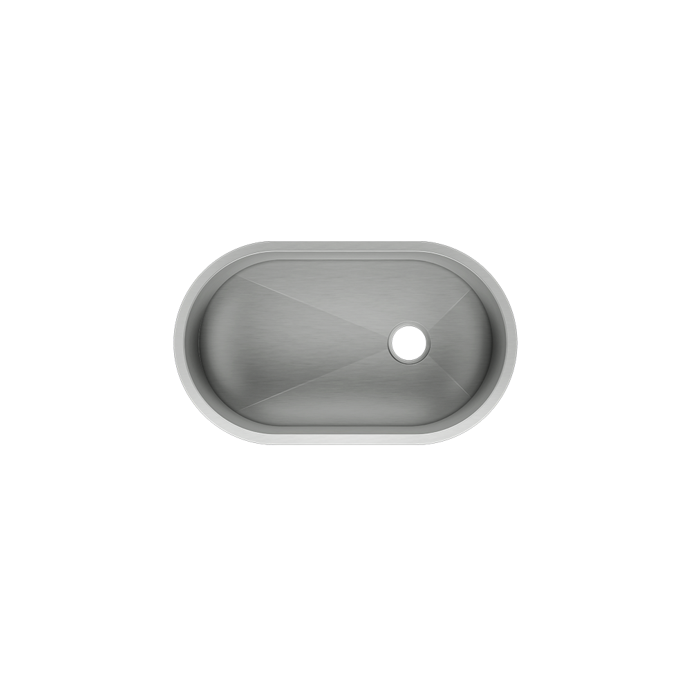 Julien Undermount Arcova Single Bowl Kitchen Sink, 30"x17"x10"