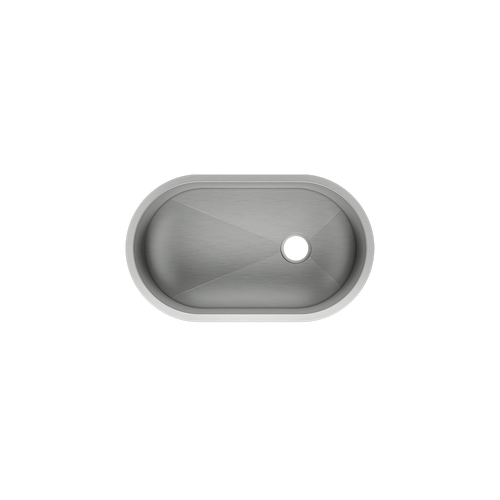 Julien Undermount Arcova Single Bowl Kitchen Sink, 30"x17"x10"