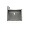 Julien Undermount Single Bowl Kitchen Sink with Left Corner Apron, 23"x18"x10"