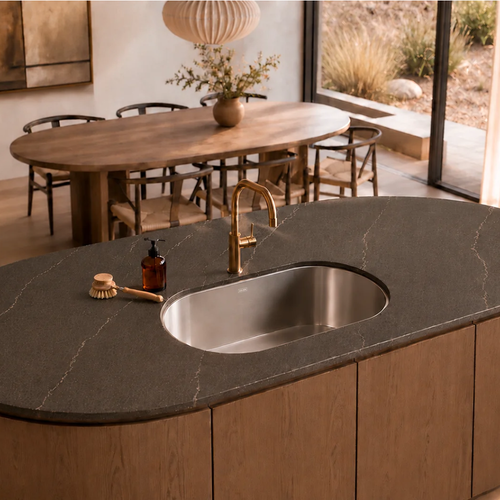 Julien Undermount Arcova Single Bowl Kitchen Sink, 30"x17"x10"