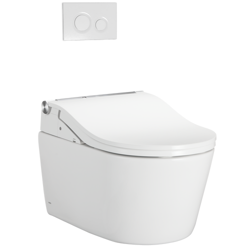 Toto RP WASHLET®+ RW Wall-Hung Toilet - 1.28 GPF & 0.9 GPF - Auto Flush