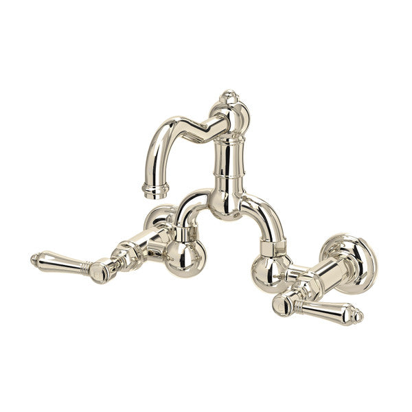 ROHL Acqui Wall Mount Bridge Bathroom Faucet