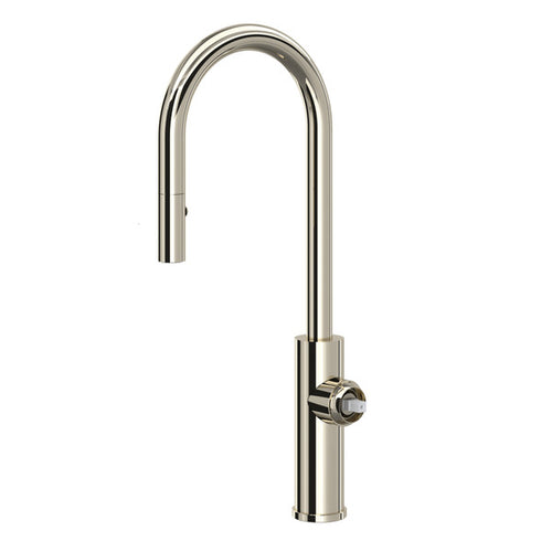 ROHL Eclissi Pull-Down Bar & Food Prep Kitchen Faucet With C-Spout Less Handle