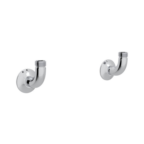Perrin & Rowe Georgian Era™ Bridge Kitchen Faucet Wall Unions