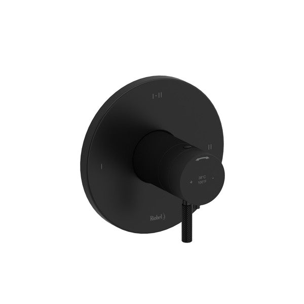 Riobel Riu Thermostatic Pressure-Balance 3-Way Shower Trim – trutm23knc