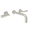 ROHL San Giovanni Wall Mount Widespread Bathroom Faucet