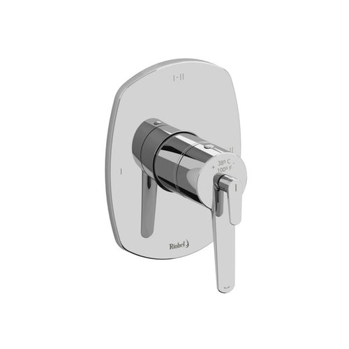 RIOBEL Venty 1/2" Thermostatic & Pressure Balance Trim With 3 Functions (Shared)