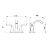 Victoria 2-Handle Centerset Bathroom Faucet By Visentin - Golzar Home