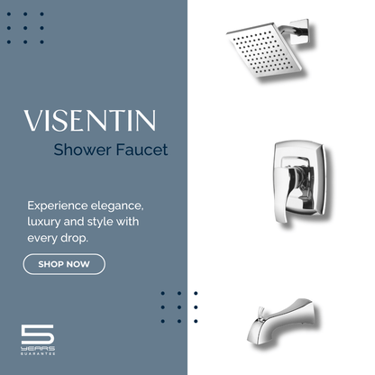 Victoria Pressure - Balanced Tub & Shower Set by VISENTIN - Golzar Home