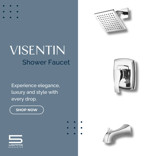 Victoria Pressure-Balanced Tub & Shower Set By Visentin - Golzar Home