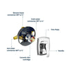 Victoria Pressure-Balanced Tub & Shower Set By Visentin - Golzar Home