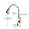 Visentin Modern Pull-Down Kitchen Faucet - Golzar Home