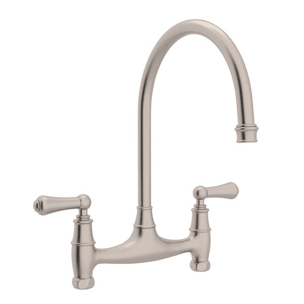 Perrin & Rowe Georgian Era Bridge Kitchen Faucet Without Unions