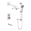 Vogt Mond 3-Way Th Shower Kit - Cross Handle - Golzar Home