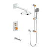 Vogt Mond 3-Way Th Shower Kit - Cross Handle - Golzar Home