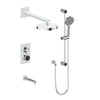 Vogt Mond 3-Way Th Shower Kit - Cross Handle - Golzar Home