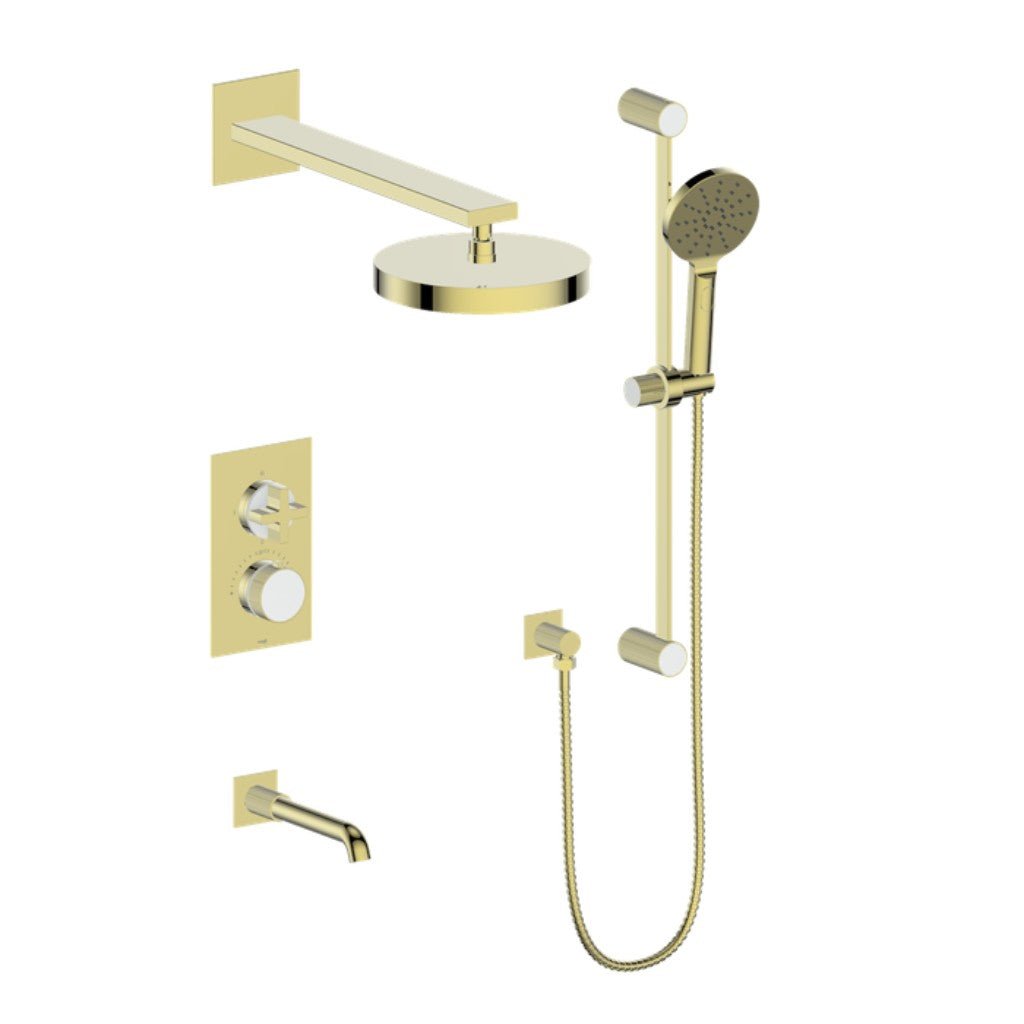 VOGT MOND 3 - WAY TH SHOWER KIT - Cross Handle - Golzar Home