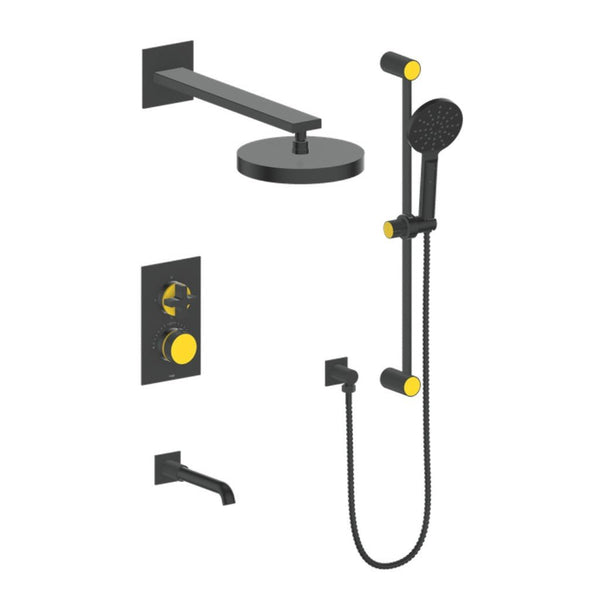 Vogt Mond 3-Way Th Shower Kit - Cross Handle - Golzar Home