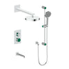 Vogt Mond 3-Way Th Shower Kit - Cross Handle - Golzar Home
