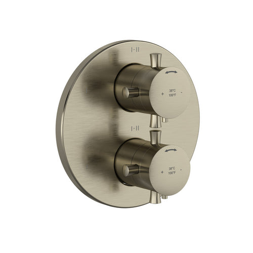 RIOBEL Edge 3/4" Thermostatic & Pressure Balance Trim With 6 Functions (Shared)