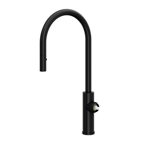 ROHL Eclissi Pull-Down Kitchen Faucet With C-Spout Less Handle