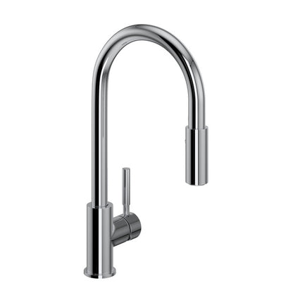 ROHL Lux Side Handle Stainless Steel Pulldown Kitchen Faucet