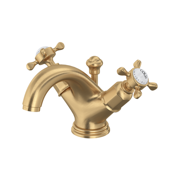 Perrin & Rowe Edwardian Single Hole Dual Handle Bathroom Faucet