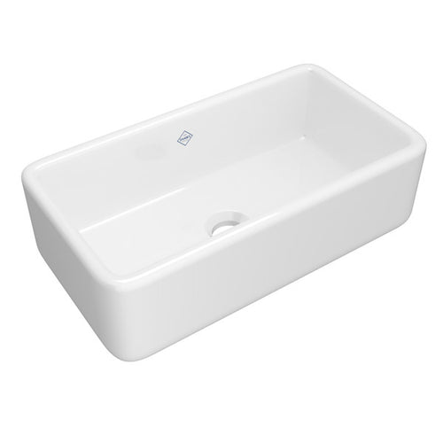 Shaws Lancaster™ 33" Single Bowl Farmhouse Apron Front Fireclay Kitchen Sink